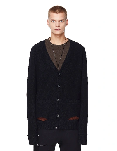 Ziggy Chen Black Cashmere Cardigan