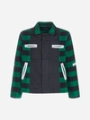 CRAIG GREEN GIACCA IN MISTO COTONE TRAPUNTATO CON FANTASIA CHECK