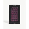 MARC JACOBS Monogram clear iPhone XR case
