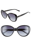 JIMMY CHOO AMIRA 57MM GRADIENT CAT EYE SUNGLASSES,AMIRAGS