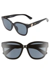MOSCHINO 63MM OVERSIZE SPECIAL FIT SUNGLASSES,MOS060FS