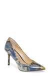 Katy Perry The Sissy Pump In Blue Multi Faux Leather