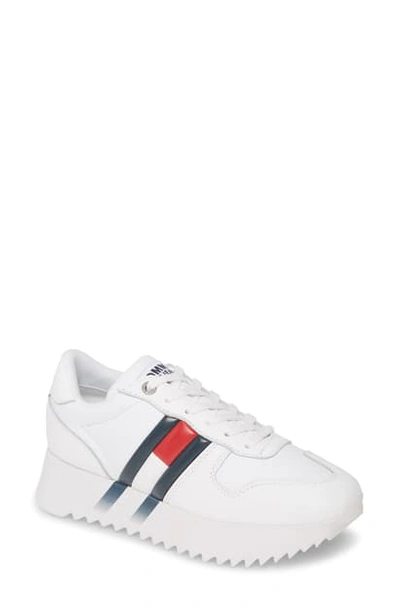 Tommy Jeans Imogen Platform Sneaker In White