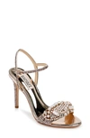 BADGLEY MISCHKA ODELIA CRYSTAL EMBELLISHED SANDAL,MP5103