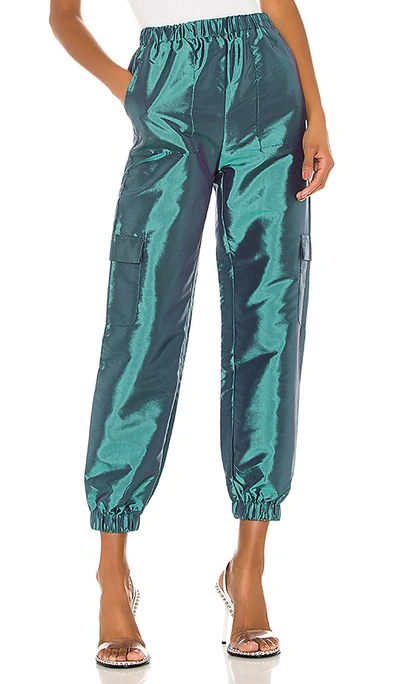 Superdown Pia Cargo Pant In Teal