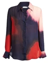 A.L.C Jayne Tie-Dye Silk Blouse,060037094663