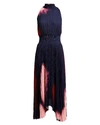 A.L.C Renzo Tie-Dye Pleated Midi Dress,060037703893
