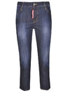 DSQUARED2 CROPPED JEANS,11105048