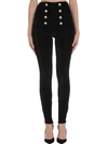 BALMAIN PANTS IN BLACK WOOL,11104708