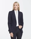 Lafayette 148 Italian Stretch Wool Trixie Jacket In Ink