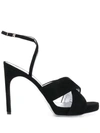 GIVENCHY ANKLE STRAP HIGH HEEL SANDALS
