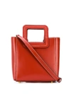 Staud Shirley Mini Tote In Red