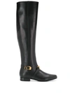 VERSACE OVER THE KNEE BOOTS