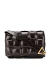 Bottega Veneta Quilted Shoulder Bag In Brown
