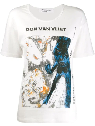 Enfants Riches Deprimes Don Van Vliet T恤 In White