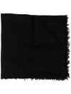 ANN DEMEULEMEESTER KNITTED CASHMERE SCARF