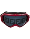 FENDI logo ski goggles