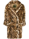 ALESSANDRA CHAMONIX LEOPARD OVERSIZED DOUBLE-BREASTED COAT