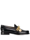 GIVENCHY CHAIN EMBELLISHED LOAFERS