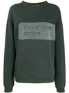 ENFANTS RICHES DEPRIMES SWEATSHIRT MIT LOGO-STICKEREI