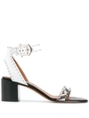 GIVENCHY STUDDED BLOCK-HEEL SANDALS