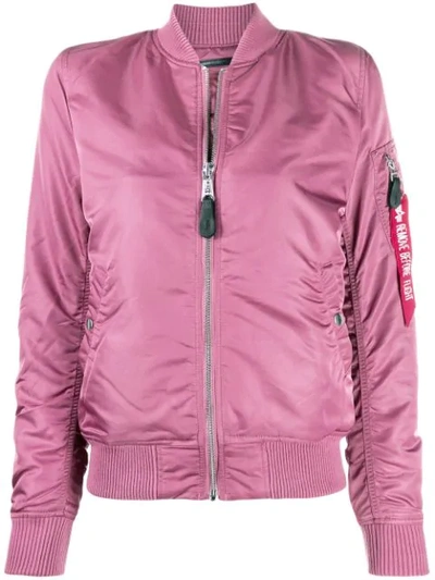 Alpha Industries Pink Outerwear Jacket