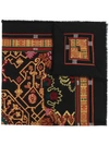 ETRO Antique Carpet-jacquard scarf