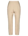 Twinset Woman Pants Beige Size 12 Polyester, Viscose, Elastane