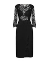 Elisabetta Franchi Midi Dresses In Black