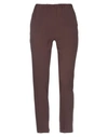 Alberto Biani Pants In Dark Brown
