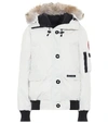 Canada Goose Womens Nrth Star White Chilliwack Hooded Woven-down Jacket In White