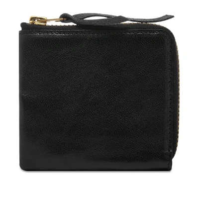 The Real Mccoys The Real Mccoy's Horsehide Wallet In Black