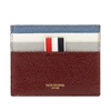 THOM BROWNE Thom Browne Funmix Pebble Grain Double Sided Card Holder