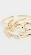 GORJANA LUNA RING SET