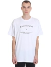 RAF SIMONS T-SHIRT IN WHITE COTTON,11105563