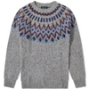 Howlin' Future Fantasy Fair Isle Sweater In Grey