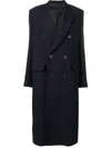 AMI ALEXANDRE MATTIUSSI LONG LINED COAT