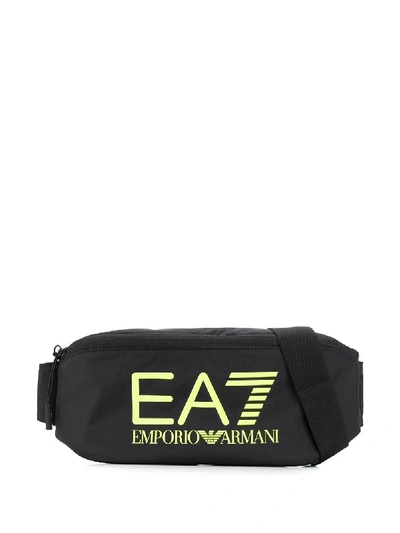 Ea7 Logo Beltbag In Black