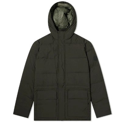 Norse Projects Willum Dry Nylon Down Jacket In Green