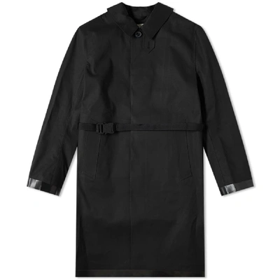 Alyx 1017  9sm X Mackintosh Buckle Coat In Black