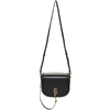 MARC JACOBS BLACK 'THE SADDLE' BAG