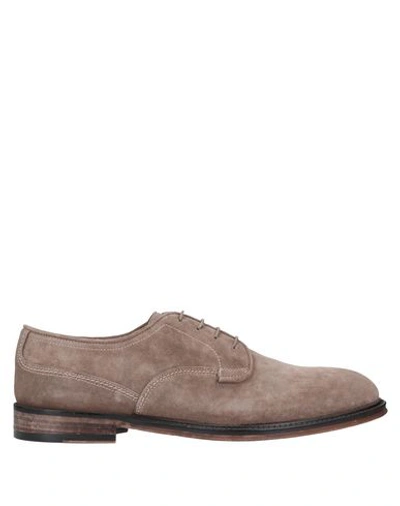 Corvari Laced Shoes In Light Brown