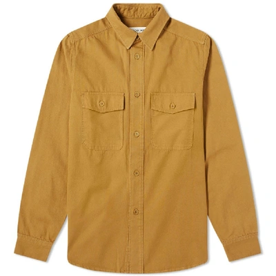 A Kind Of Guise Chambers Shirt In Brown
