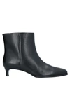 3.1 Phillip Lim Agatha Leather Ankle Boots In Black
