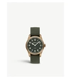 MONTBLANC MONTBLANC MEN'S GREEN 118222 1858 AUTOMATIC LIMITED EDITION BRONZE WATCH,757-10001-118222