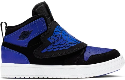 Pre-owned Jordan Sky  1 Royal (ps) In Black/hyper Royal-white