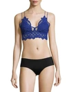 Free People Adella Bralette In Blue