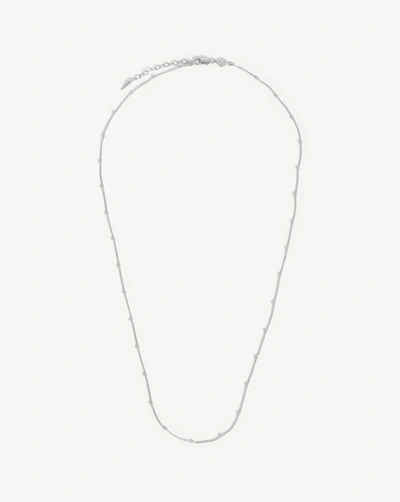 Missoma Long Bobble Chain Necklace Sterling Silver