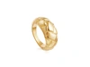 MISSOMA LUCY WILLIAMS GOLD WAFFLE RING,LWS G R5 NS
