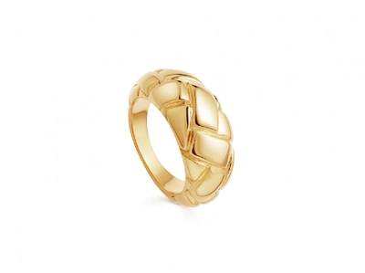 Missoma Lucy Williams Gold Waffle Ring